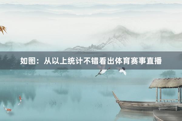 如图：　　从以上统计不错看出体育赛事直播