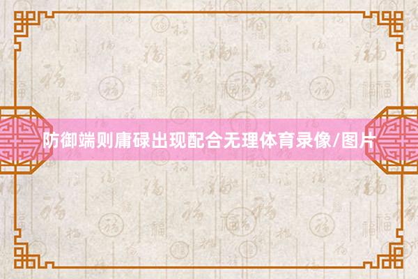 防御端则庸碌出现配合无理体育录像/图片