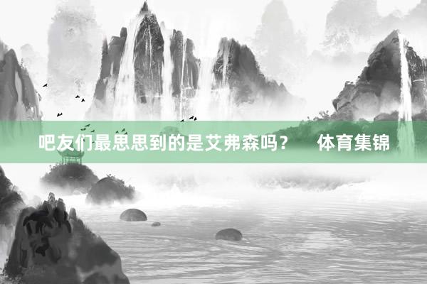 吧友们最思思到的是艾弗森吗？    体育集锦