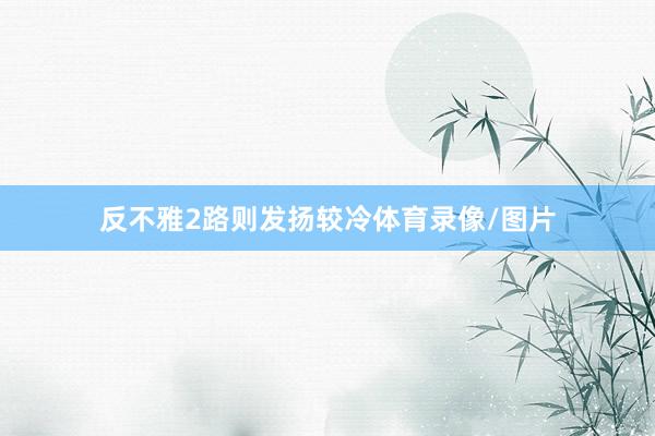 反不雅2路则发扬较冷体育录像/图片